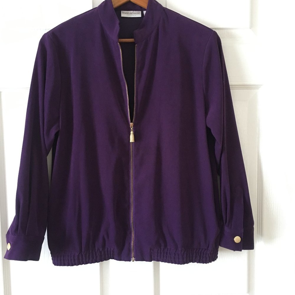 Purple Light-Weight Fall/Spring Jacket - image 1